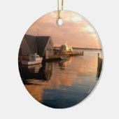 森の穴港のクリスマスのオーナメント セラミックオーナメント (左)