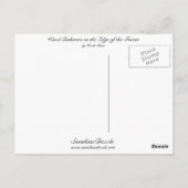 森の端で採集する木 ポストカード (裏面)