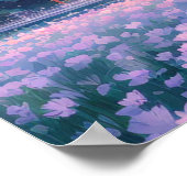 森の端にある神殿 ポスター (角)