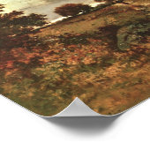 森の端， 1871 ポスター (角)