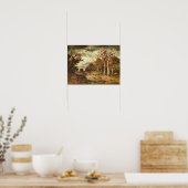 森の端， 1871 ポスター (キッチン)