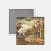 森の端， 1871 マグネット (正面/裏面)