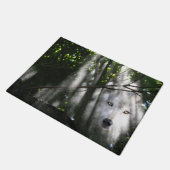 森の精神のオオカミ ドアマット (アングル)