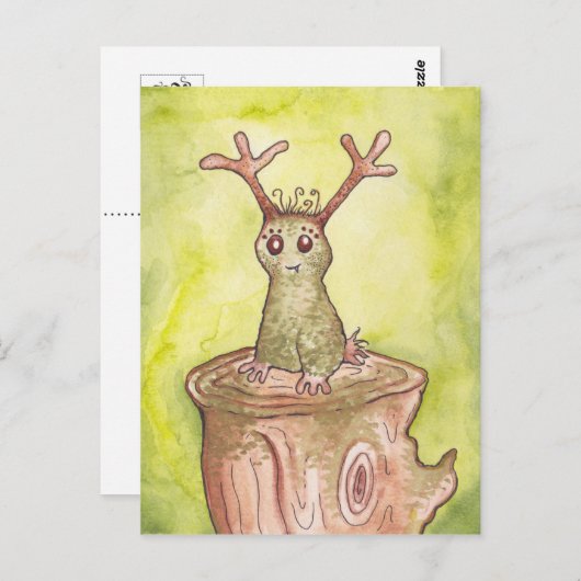 森の精神を嘆く ポストカード (正面/裏面)