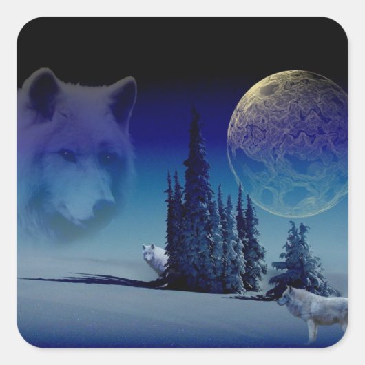 森の精神 スクエアシール (正面)