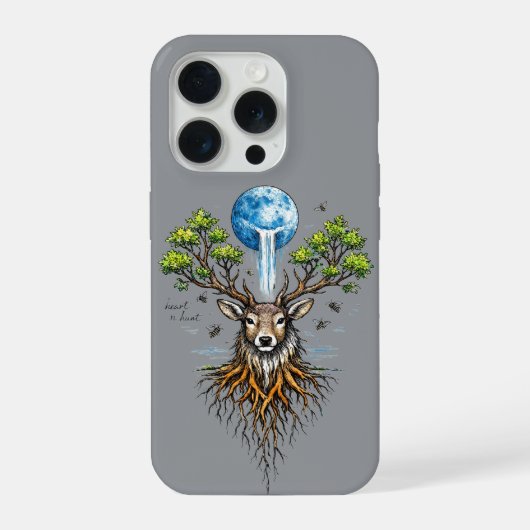 森の精霊 iPhoneケース (裏面)