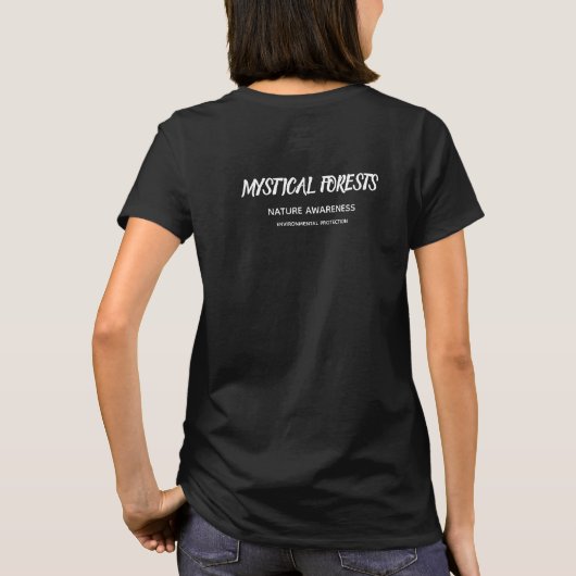 森の精霊 Tシャツ (裏面)