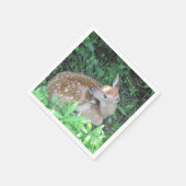 森の紙のナプキンで子豚 スタンダードカクテルナプキン (角)