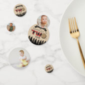 森の素朴格子型ランバージャックボーイズ2回目の誕生日 コンフェッティ (グループ)