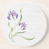 森の紫のアイリス コースター (正面)