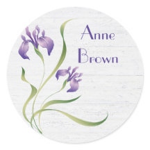 森の紫のアイリス