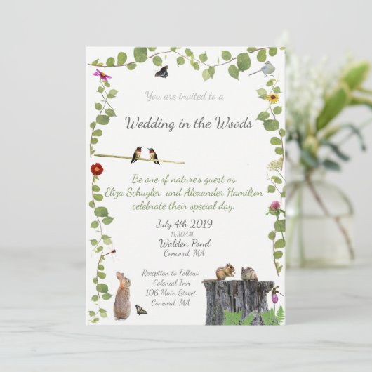 森の結婚: 招待状 (スタンド正面)