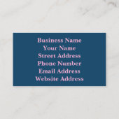 森の緑とピンクはかりで測 名刺 (裏面)