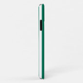 森の緑と白いキャンディストライプー Case-Mate iPhoneケース (裏面/右)