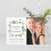 森の緑に囲まれたウェディング セーブザデート (スタンド正面)