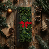 森の緑のクリスマスラッピング紙 ラッピングペーパー
