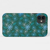 森の緑の中の青い花 Case-Mate iPhoneケース (裏面(横))