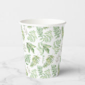 森の緑の模様 紙コップ (右)