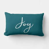 森の緑の歓喜枕 ランバークッション (正面)