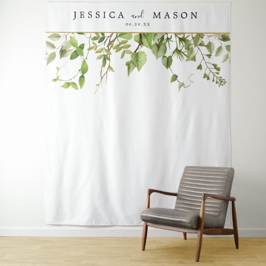 森の緑の背景写真撮影ブース タペストリー (インサイチュ)