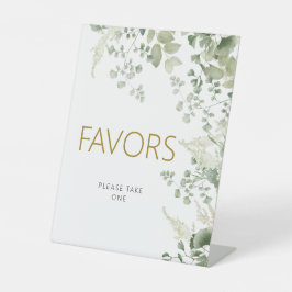 森の緑の葉人々が署名を好む 台座サイン