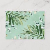 森の緑の赤素朴ちゃんシャワーおむつラッフル エンクロージャーカード (裏面)