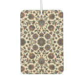 森の緑の金ゴールドフローラタペストリー カーエアーフレッシュナー (正面)