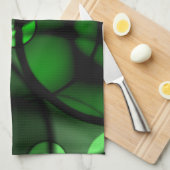 森の緑 キッチンタオル (四つ折り)