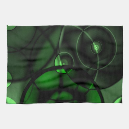 森の緑 キッチンタオル (横)