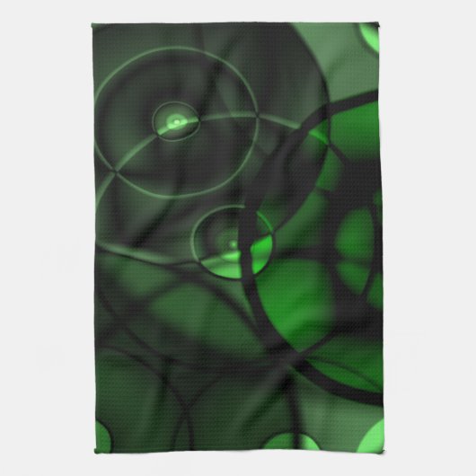 森の緑 キッチンタオル (縦)