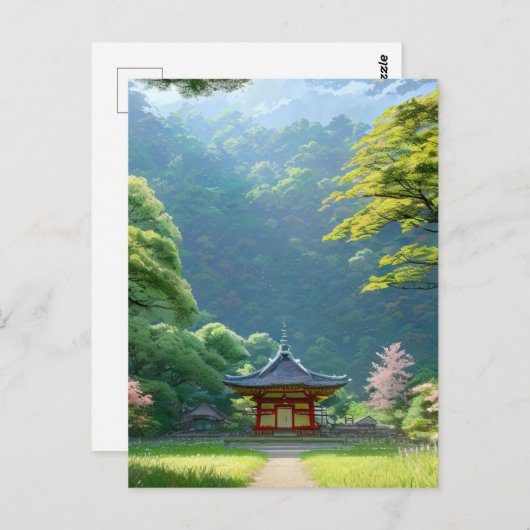 森の聖域 ポストカード (正面/裏面)