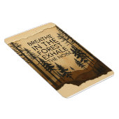 森の自然を吸い感動的込む マグネット (右側)