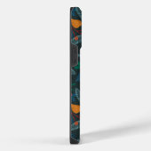 森の自然 – ダークグリーン iPhoneケース (右側面)