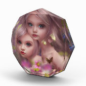 森の花の中の妖精の姉妹 フォトブロック (右)