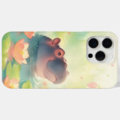 森の花畑のカバの隠れ家 Case-Mate iPhoneケース (裏面 (横))