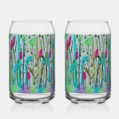 森の花 ガラス缶 (裏面)