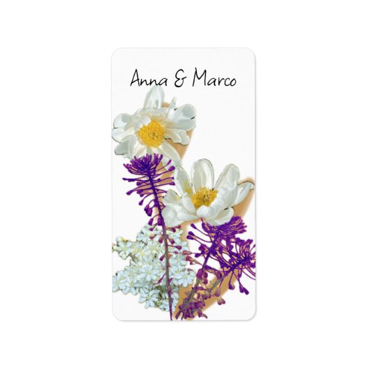 森の花 ラベル (正面)