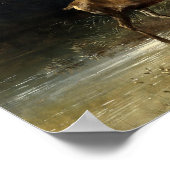 森の芸術で鹿鹿とシカ ポスター (角)