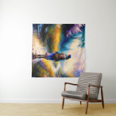 森の芸術作品の中を歩く タペストリー (インサイチュ(横))