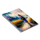 森の芸術作品の中を歩く ノートブック (右側)