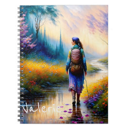 森の芸術作品の中を歩く ノートブック