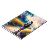 森の芸術作品の中を歩く ノートブック (左側)