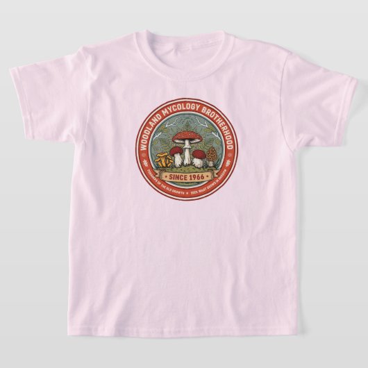 森の菌類兄弟団 Tシャツ (レイダウン)