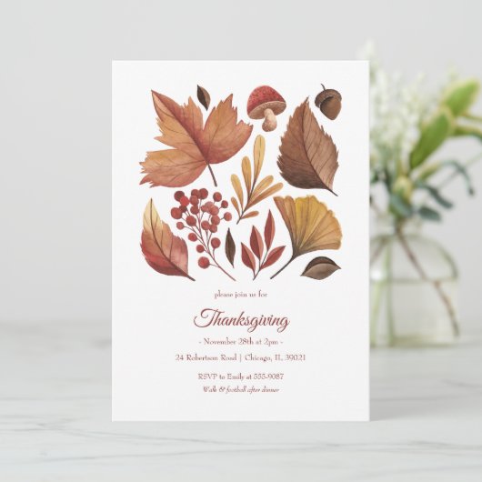 『森の葉の感謝祭』 招待状 (スタンド正面)