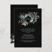 森の葉結婚の葉 |ブラックゲスト詳細 エンクロージャーカード (正面/裏面)