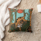 森の虎（虎は飼えない） クッション (ブランケット)