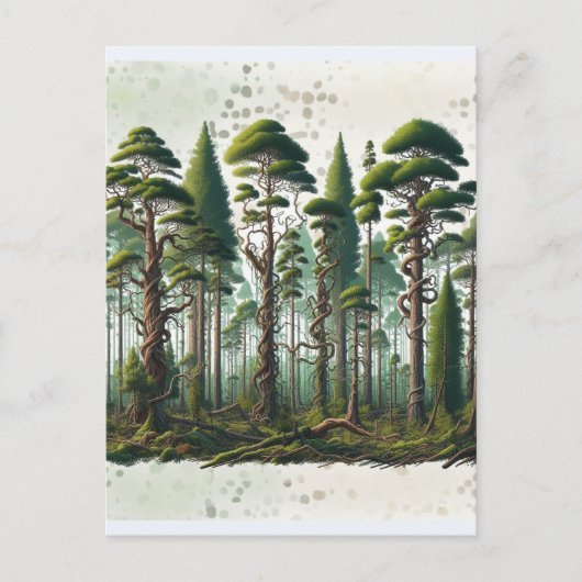 森の視点に立った詩 ポストカード (正面)
