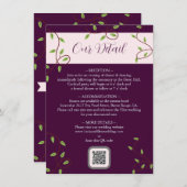 森の詳細カードに暗結婚紅色 (正面/裏面)