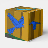 森の誕生日にエキゾチックなパロット フェイバーボックス (裏面サイド)