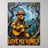 森の調和:クマの木のトップチューン ポスター (正面)